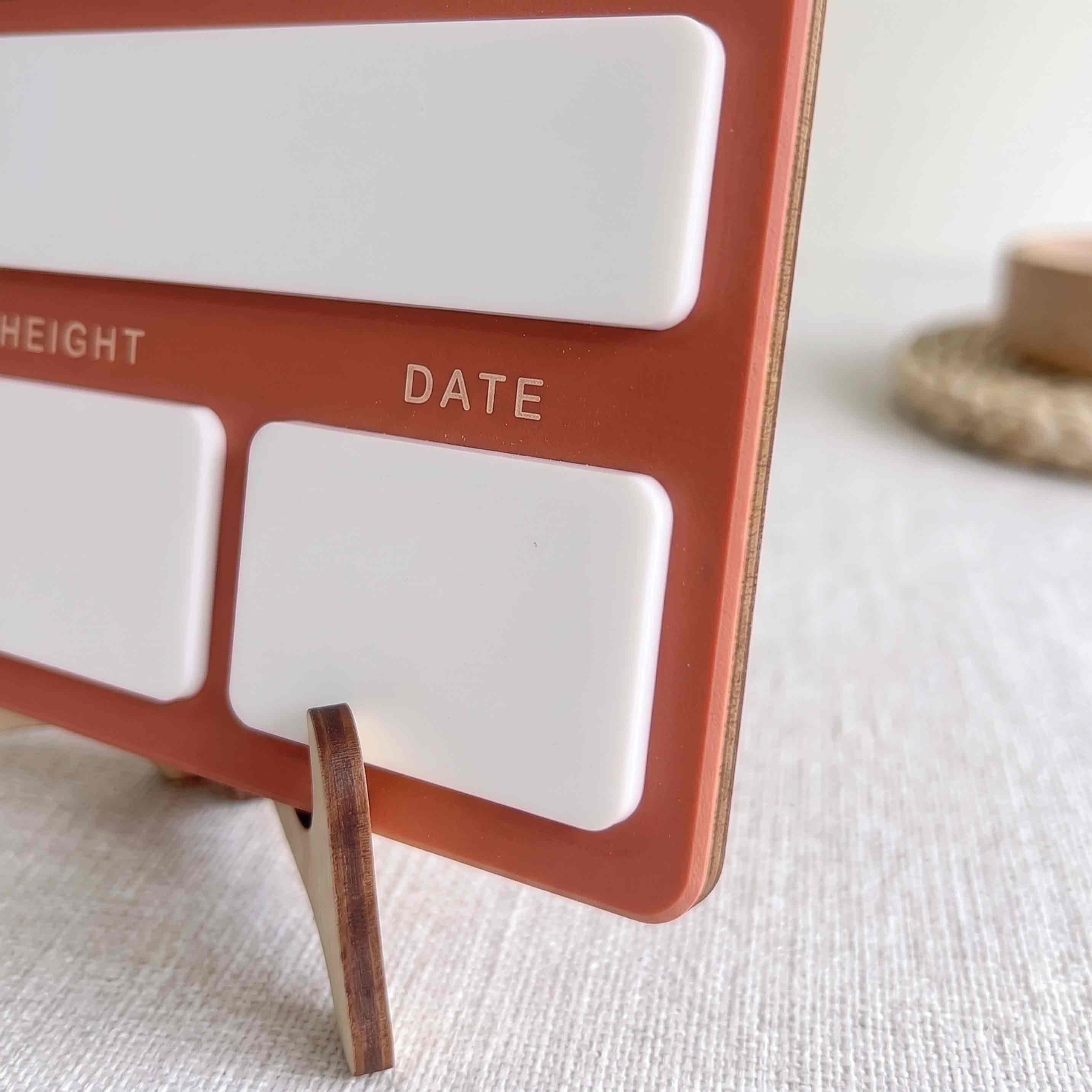 Personalized Minimal First Day School Board, Reusable Dry Erase Board, Back to School Sign