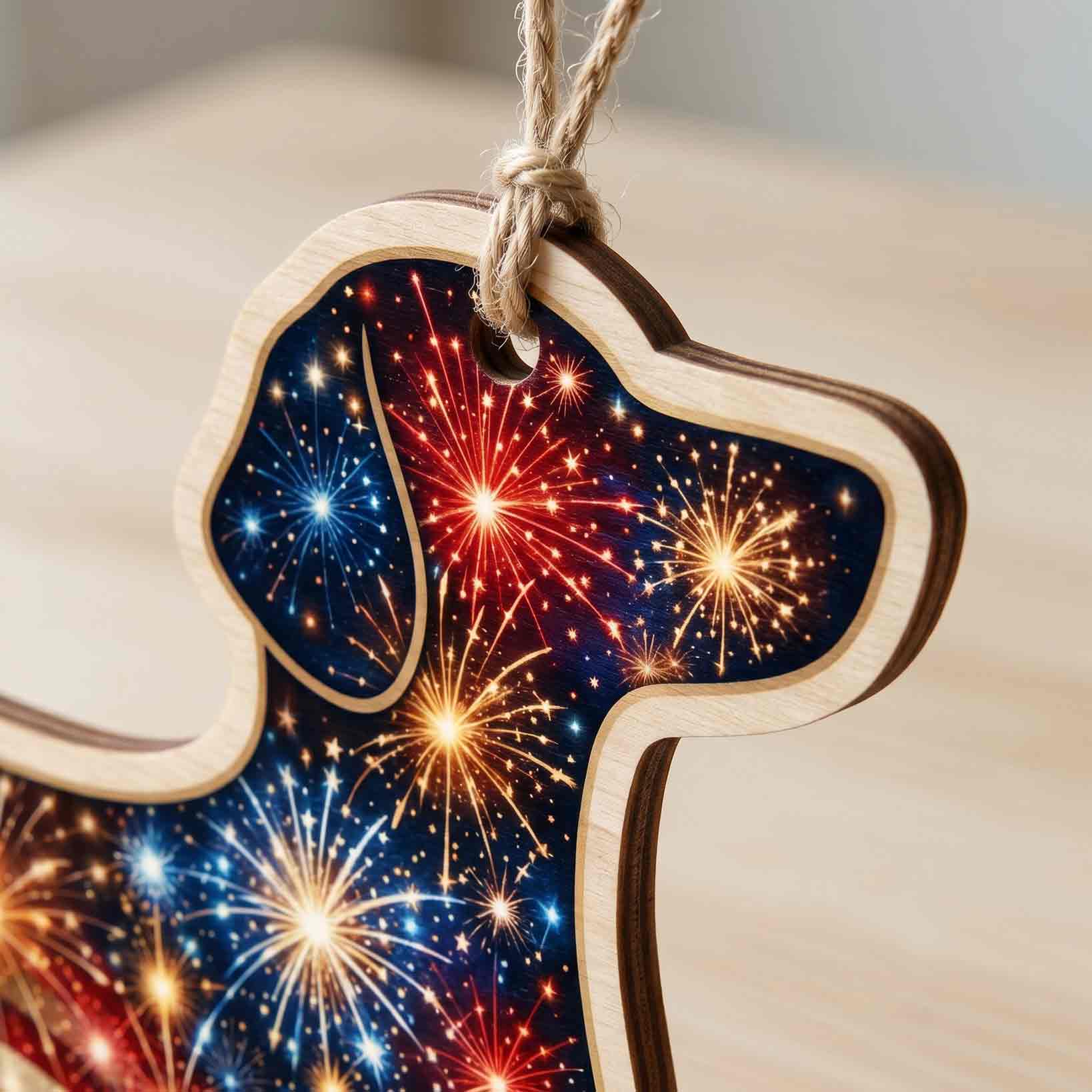 Dachshund America's 250th 1776-2026 Wooden Sign