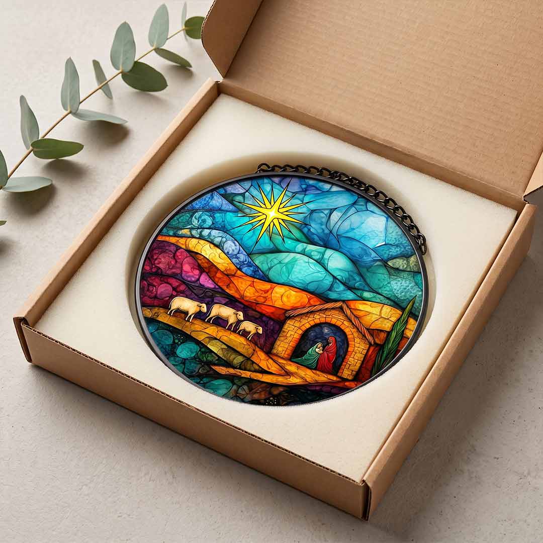 Stained Glass Suncatcher Ornament (No custom)