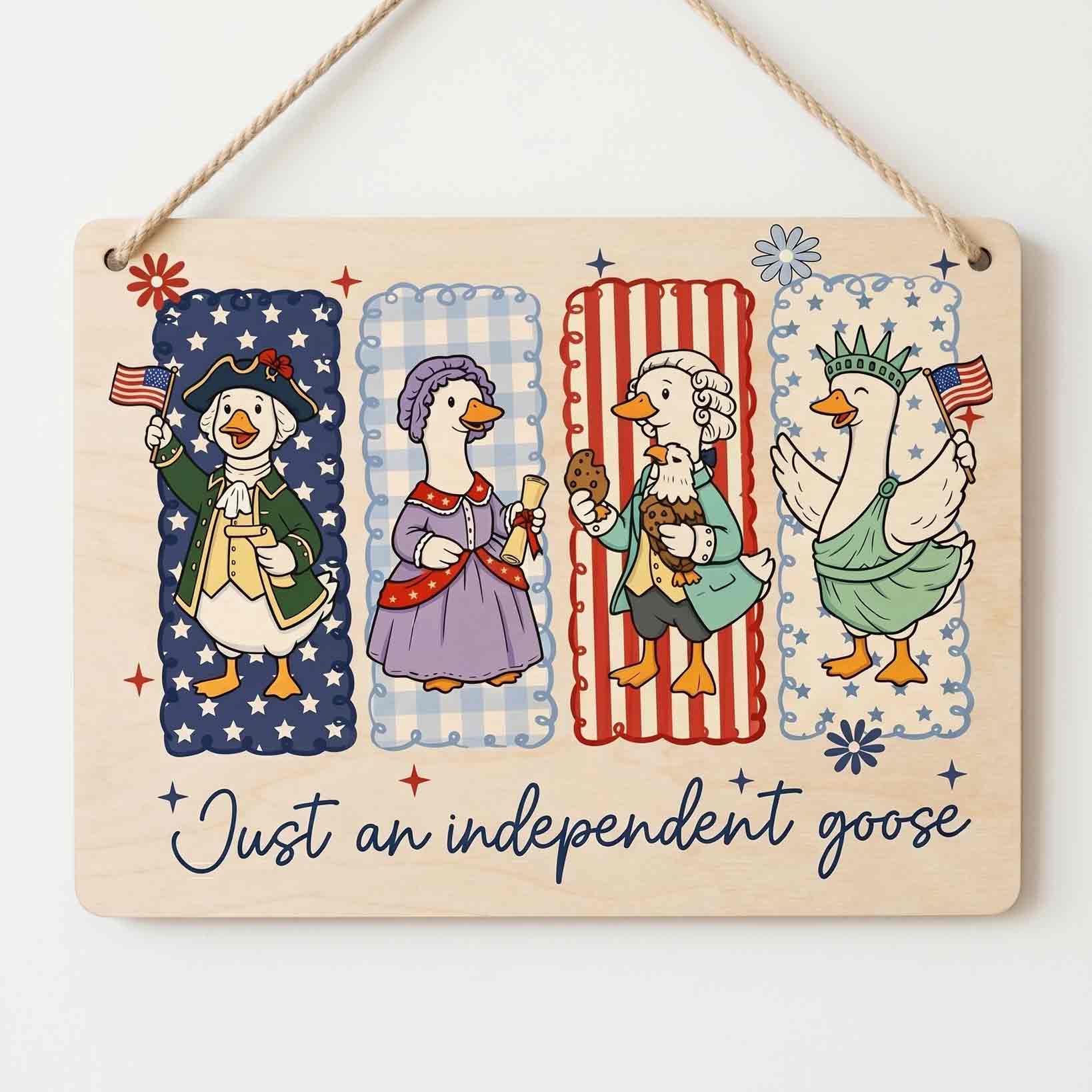 One Nation Under God 250th Anniversary Cross Wooden Sign