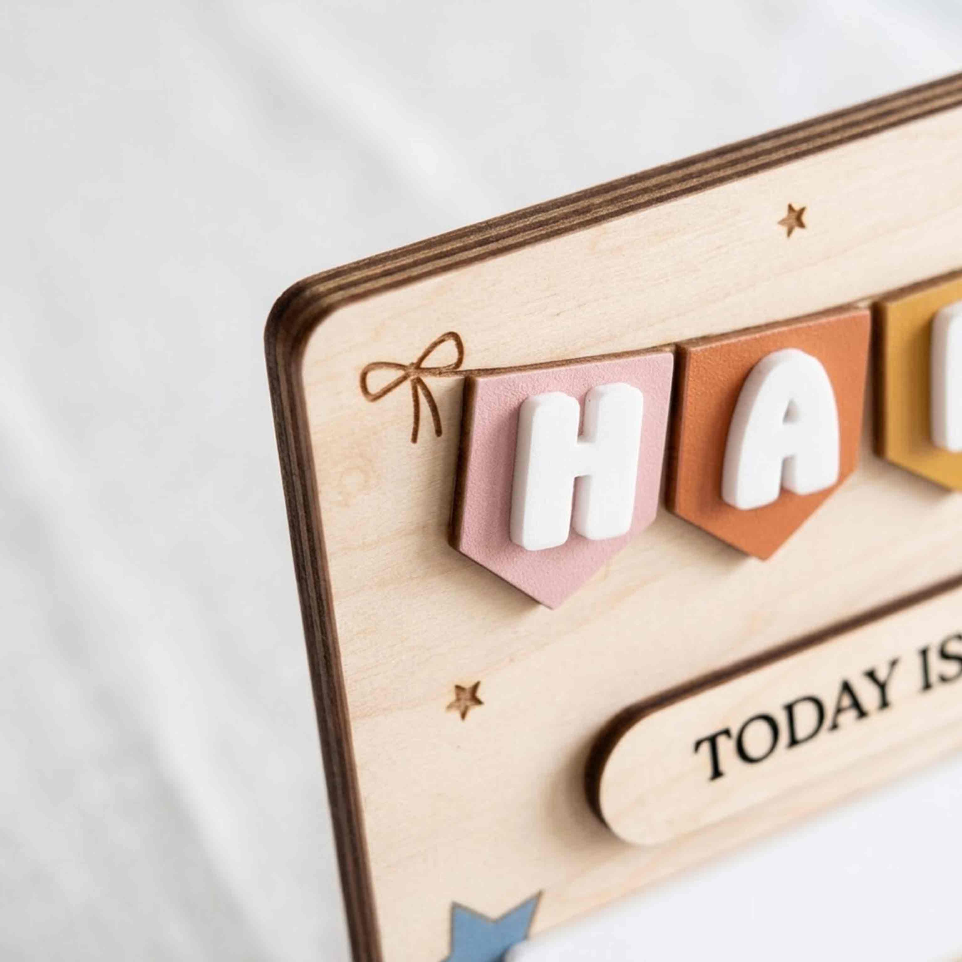 Personalized Pastel Pennant Banner First & Last Day School Sign, Reusable Dry Erase Board, Back to School Sign