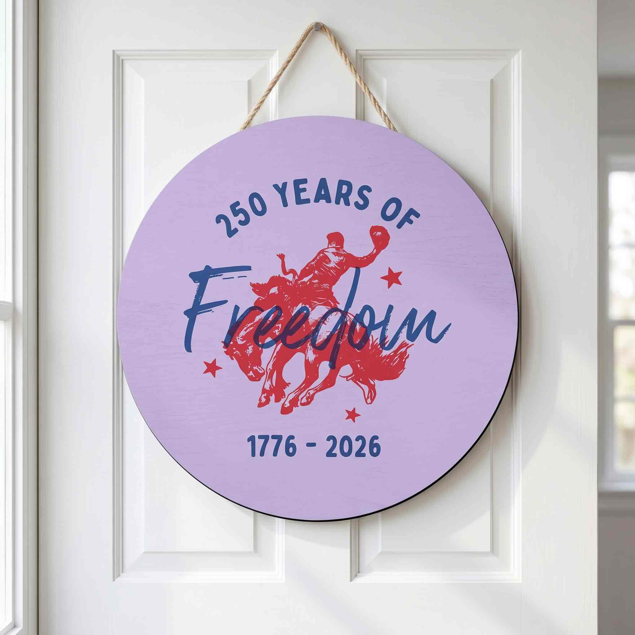 America 250 Anniversary  Wooden Sign 1776–2026