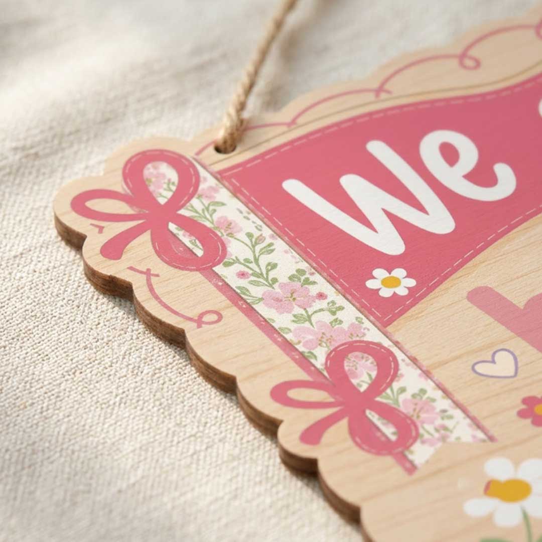 Personalized Teacher Name Wooden Sign Door Hanger We Are Blooming Together In Class  Wooden Classroom Decor, Back to School Sign