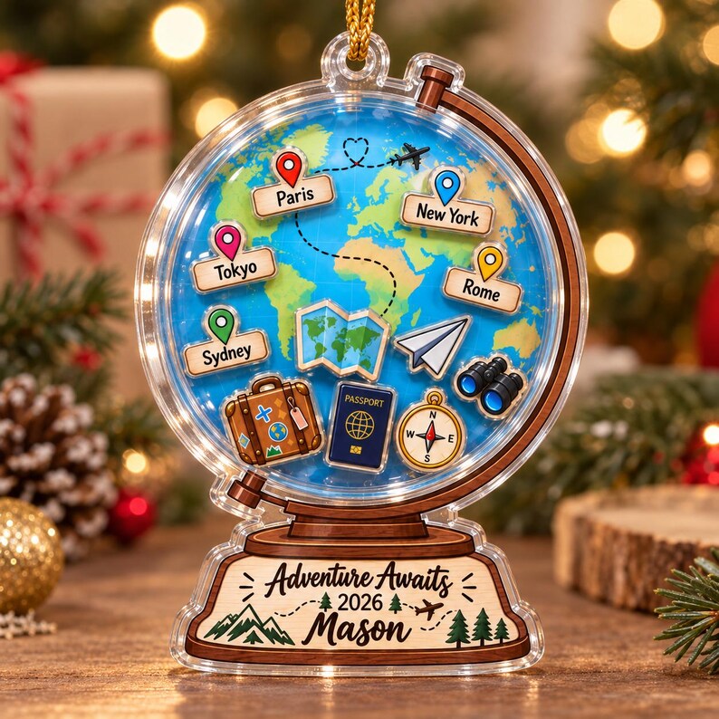 Adventure Awaits 2026 Custom Name Acrylic